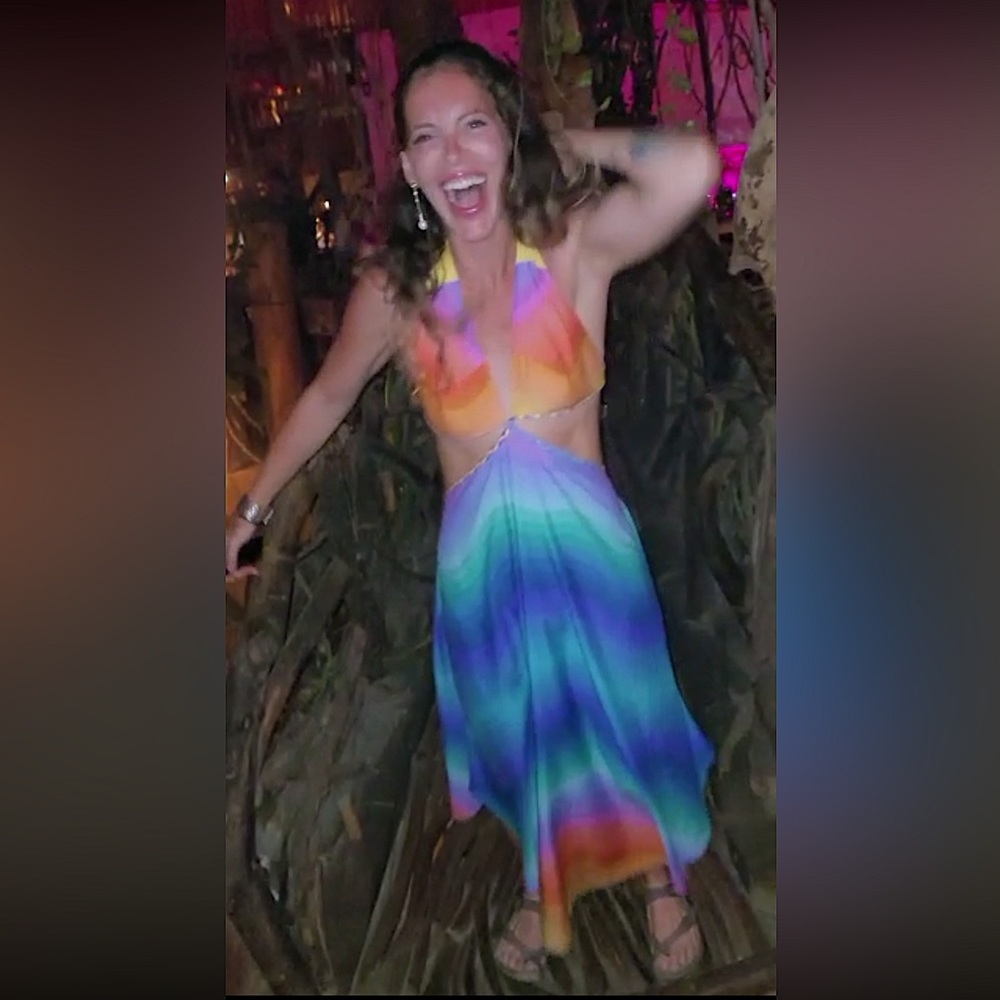 Tie dye Farm Rio dress